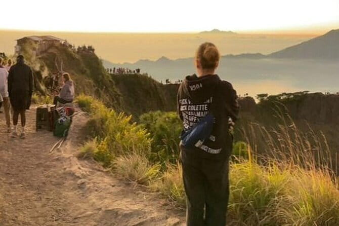 2 Days Mount Batur Sunrise Trekking With Private Ubud Day Tour - The climb to Mount Batur at 1,717 meters