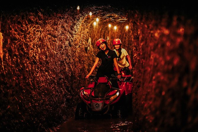 ATV Quad Bike Bali with Waterfall Gorilla Cave and Lunch - Gorilla Cave and the waterfall stop