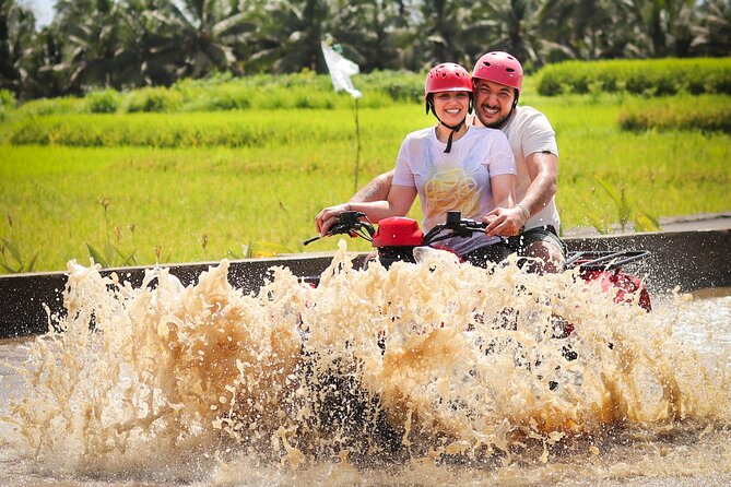 ATV Quad Bike Kuber Through Waterfall, Tunnel And Rice Field - What the Kuber ATV route is really about