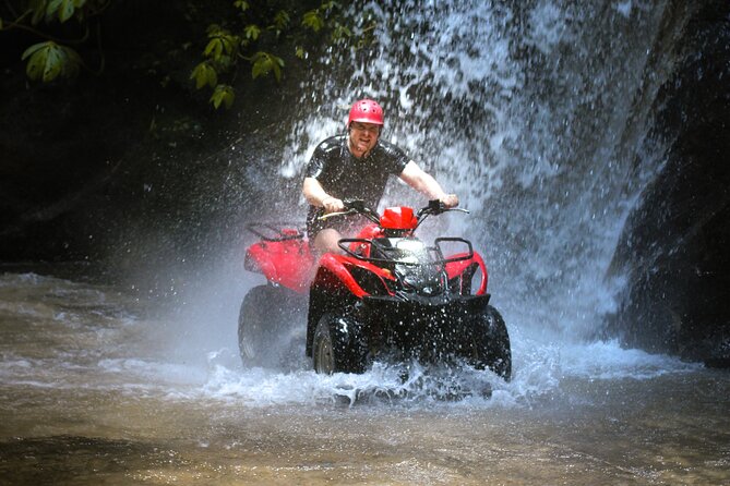 ATV Quad Bike Kuber Through Waterfall, Tunnel And Rice Field - Lunch, lockers, and showers add practical value