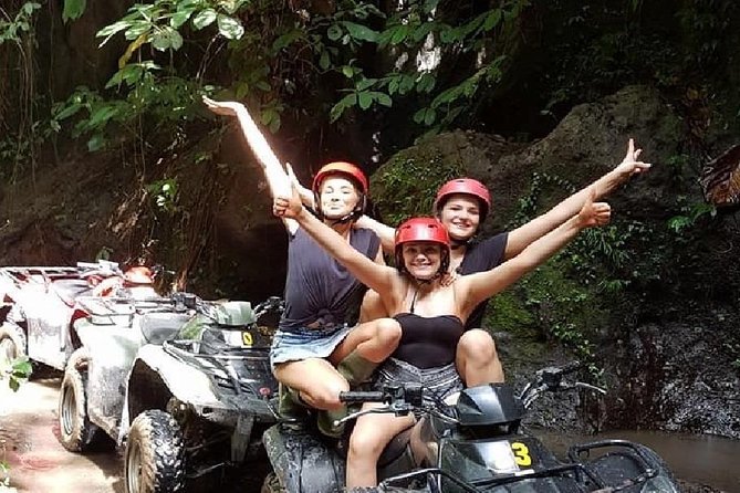 ATV Quad Bike Through Tunnel and Waterfall in Bali - Safety support for first-time riders