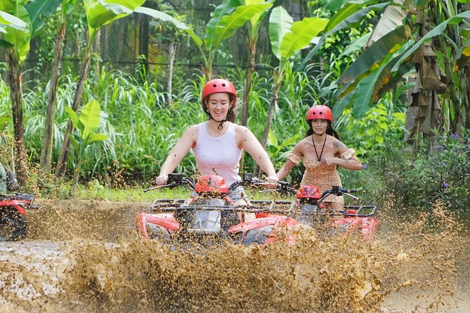 Bali ATV Quad Adventure - Ubud Monkey Forest and Waterfall - Ubud sightseeing fills out the private day