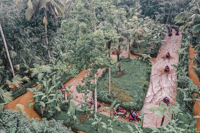 Bali ATV Quad Bike Adventure with Gorilla Cave Pass By Waterfall - Mud, tunnels, waterfalls, and narrow routes