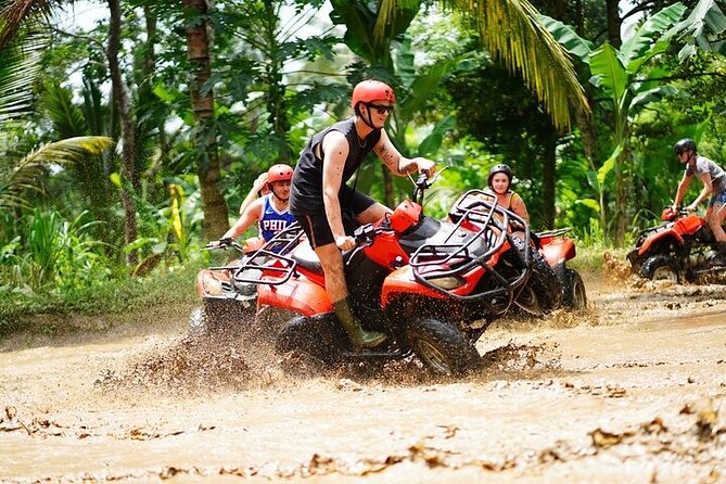 Bali ATV Quad Bike Adventure with Gorilla Cave Pass By Waterfall - Getting ready for the ATV ride