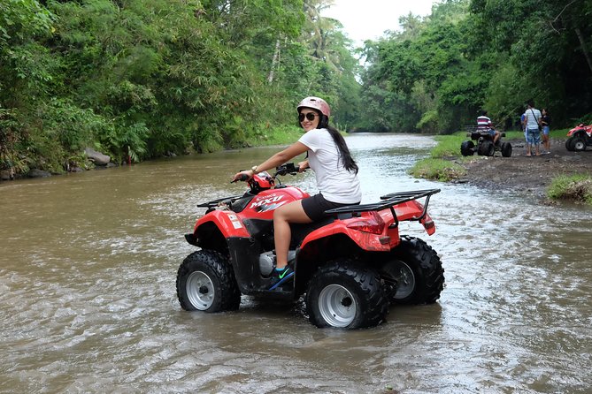 Bali Atv Quad Bike Through Tunnel and Waterfall - Lunch after the engines stop