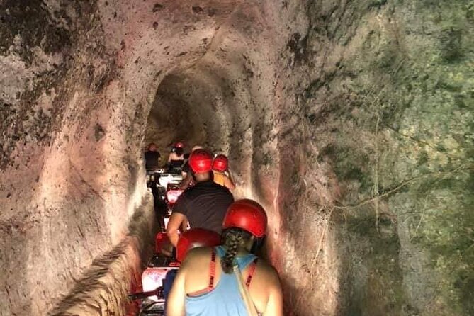 Bali ATV Quad Bike Through Tunnel, Waterfall, White Water Rafting - The Ayung River starts with a workout