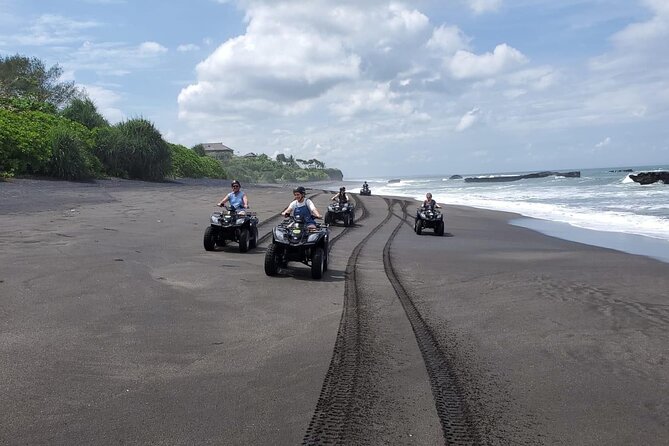 Bali ATV Ride In the beach black sand atv tour - Two hours through rice fields and village roads