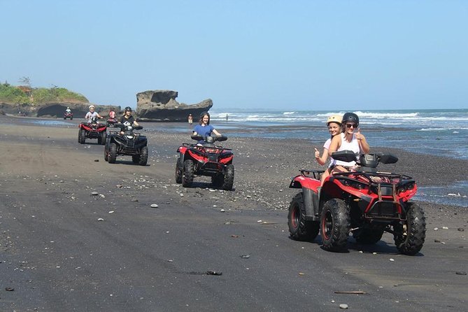 Bali ATV Ride In the beach sunset atv tour - Tanah Lot and the route details