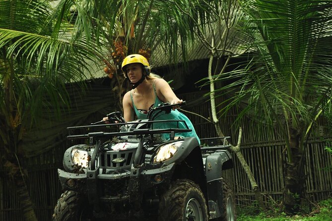 Bali ATV Ride tour Ubud - The waterfall, tunnel, and traditional village