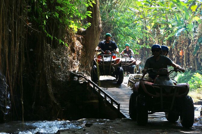 Bali ATV Ride Ubud Waterfall, Ricefield,River,Barong Cave, Lunch - Entering Barong Cave