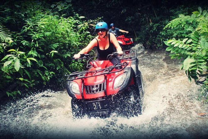 Bali ATV Ride Ubud Waterfall,RiceField,River,Kingkong-Temple cave - Kingkong Cave, Legong Temple Cave, and Balinese art