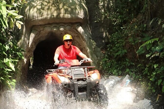 Bali ATV Ride Ubud Waterfall,RiceField,River,Kingkong-Temple cave - Starting at KeepAll Bali Adventure in Singapadu