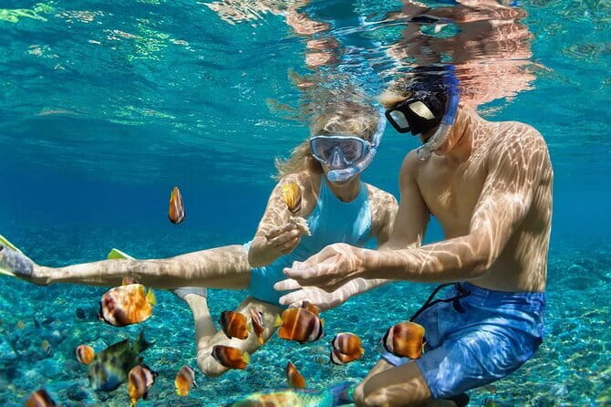 Bali Blue Lagoon Snorkeling and Waterfall Day Tour with Lunch - Indonesian lunch between the water and the jungle