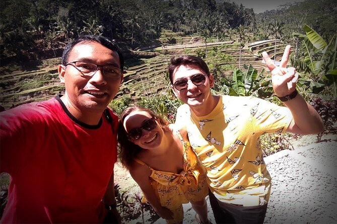 Bali Day Trip: Ubud Temples & Hidden Waterfalls - Tibumana Waterfall and the bamboo-bridge walk