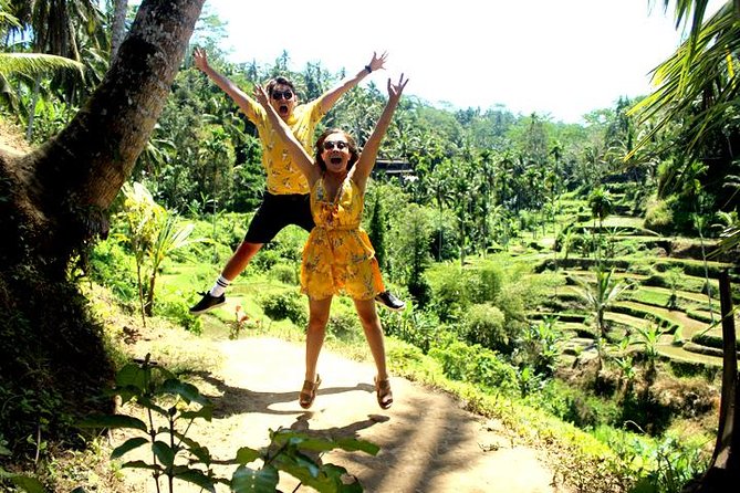 Bali Day Trip: Ubud Temples & Hidden Waterfalls - Tegalalang Rice Terrace for classic Bali views