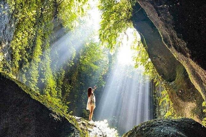 Bali Full Day Tour - East Bali Instagram Tour - Walking into Tukad Cepung Waterfall