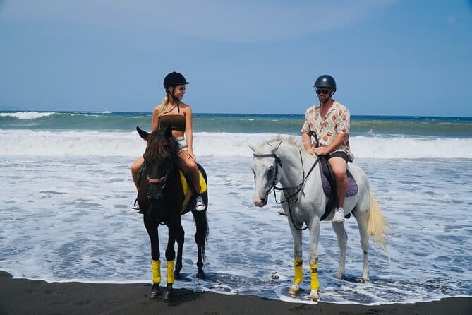 Bali Horse Riding Sanur Beach include Transport - Reaching Tangtu Beach and Sanur’s black sand
