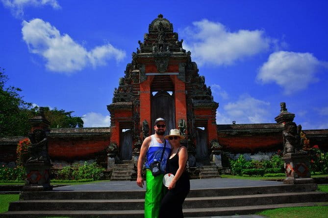 Bali Private Tour Waterfall with Tanah Lot Temple - Sangeh Monkey Forest among giant nutmeg trees
