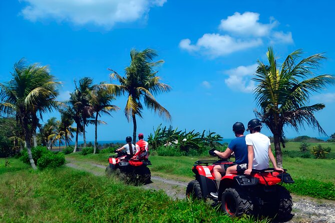 Bali Quad Bike Adventure - Ubud Best ATV Ride Activity - Getting used to the 250cc automatic quad bike