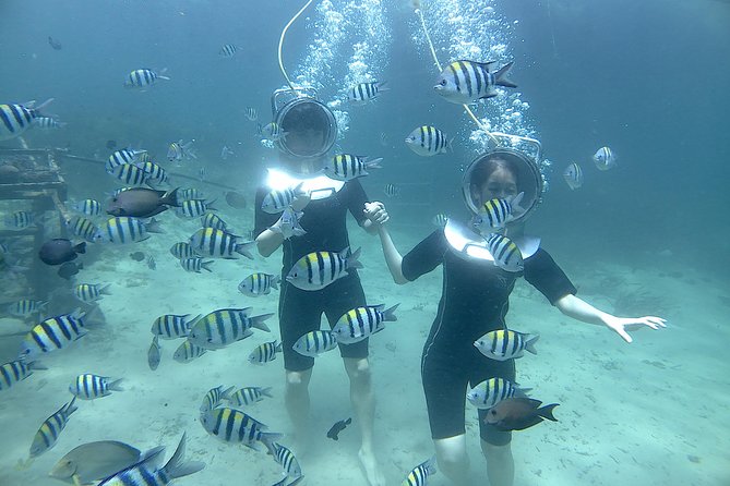 Bali Seawalker - The 32-kilogram helmet is the main event