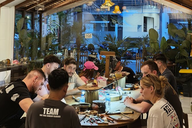 Bali Seminyak Silver Class Activity and Take Your Own Creation - From sawing and stamping to the final polish