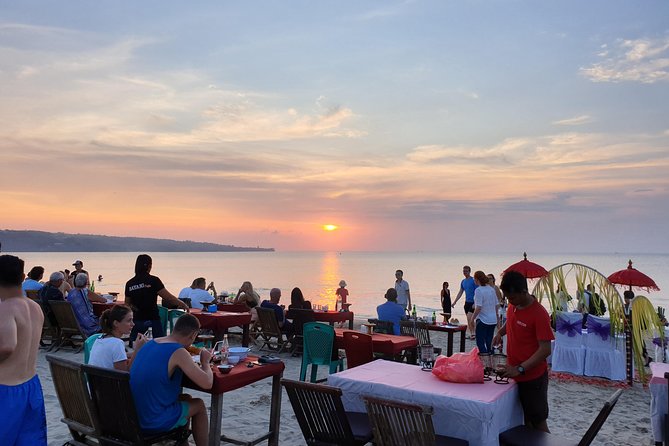 Bali Spa Tour, Beaches, Uluwatu Temple Sunset & Jimbaran Bay Dinner - Tanjung Benoa and the 15-minute banana boat ride