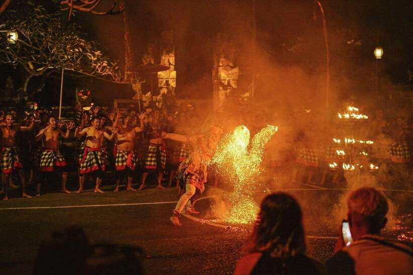 Bali: Ubud Kecak and Fire Dance Show Tickets - The sound begins with people, not instruments