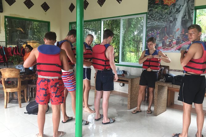 Bali White-Water Rafting Adventure - A hot shower, towels, and lunch after the river