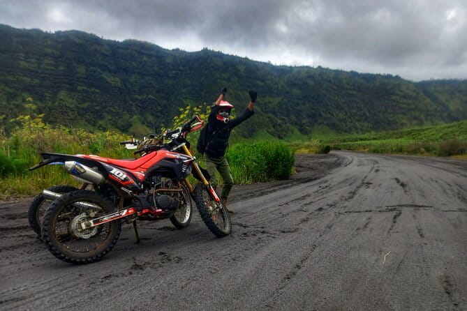 Bromo Guided Dirt Bike Adventuring Tour - Bromo Tengger Semeru National Park brings the big riding
