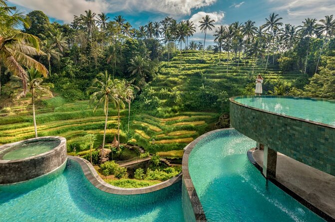 CRETYA Ubud infinity Pool + Hidden Water fall + Water Temple Tour - Cretya Ubud: pool views with a price tag attached