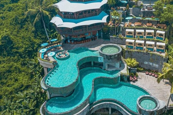 CRETYA Ubud infinity Pool + Hidden Water fall + Water Temple Tour - Mas village and Bali’s craft traditions