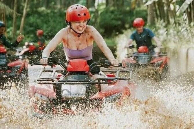 Excellence Bali ATV (Quad Bike) , White Water Rafting with Swing. - Mud, rivers, and rural Bali by quad bike