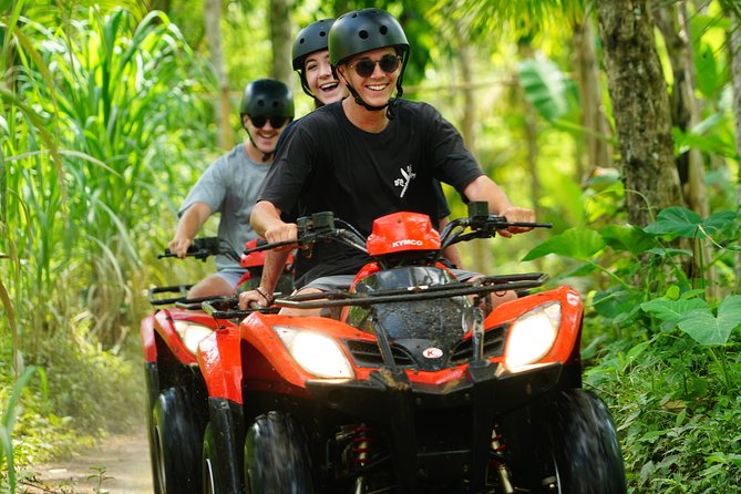 Full-Day Bali Adventure Tour with Quad Bikes and Rafting - Quad biking through mud, fields, and village paths