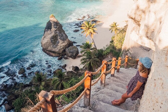Full Day Private Tour to Nusa Penida Underground Temple from Bali - Atuh Beach and the short hike down