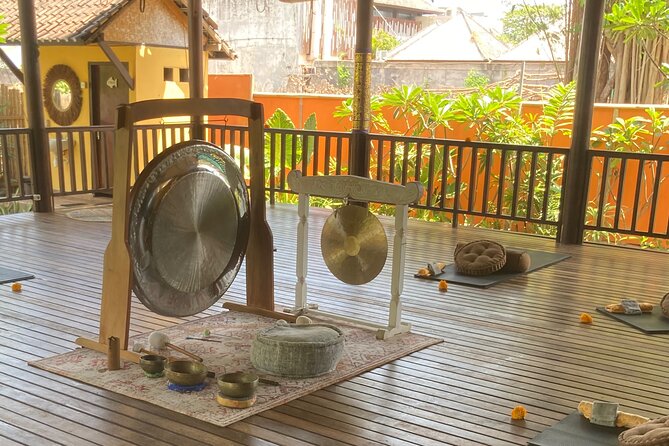 Gong Sound Healing on Nusa Lembongan, Bali - Finding Island Yoga Lembongan along the sandy path