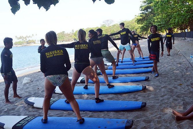 Group Surf Lesson Senggigi Lombok - Reading the water and finding a safe place