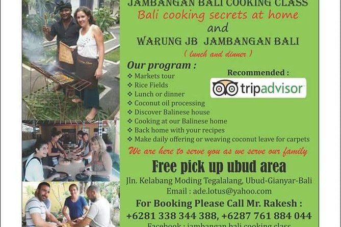 Jambangan Bali Cooking Class - A look at rice farming before lunch
