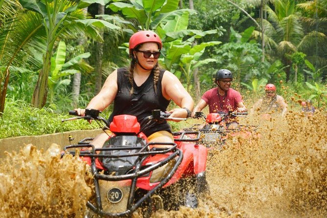 Jungle ATV Quad Bike Through Gorilla Face Cave - Training before the jungle ride