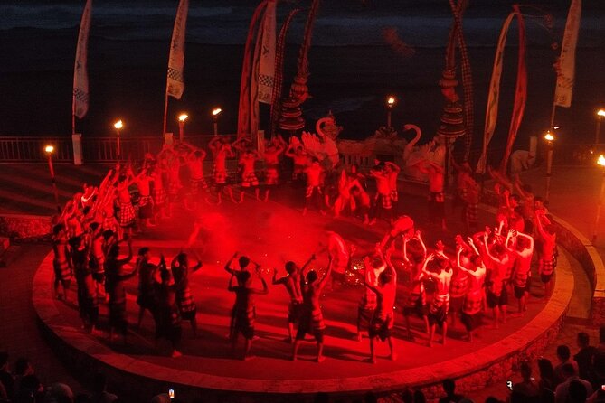 Kecak And Fire Dance At Melasti Beach With Jimbaran Dinner - Pantai Melasti Ungasan before sunset