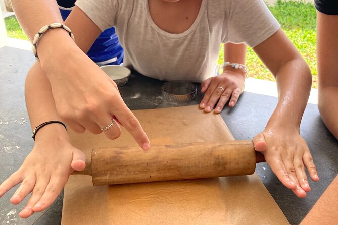 Kerobokan Pastry Class for Kids and Families - Food games make the lesson easier for younger children