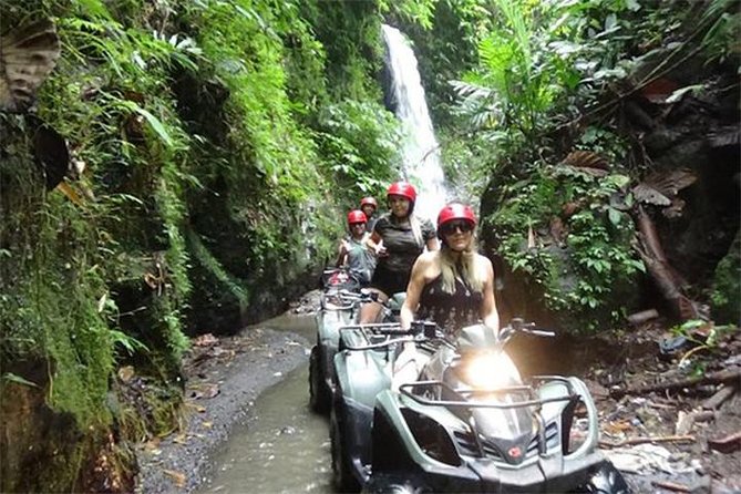 KUBER ATV UBUD - Tunnel Waterfall Rice field Jungle w Private Car - Rice fields, waterfalls, and the former Dutch tunnel