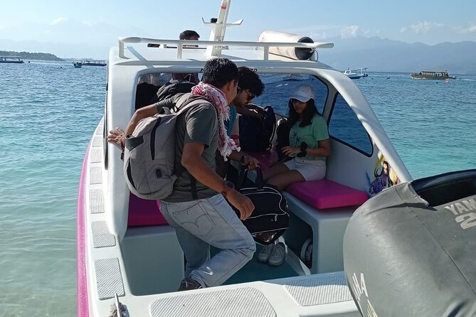 Lombok: Private Airport Lombok Transfers to or from Gili Islands - The private speedboat to Gili Trawangan, Air, or Meno