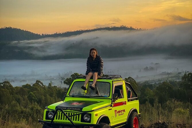 Mount Batur Jeep Sunrise Tour - All Inclusive - Sunrise from the slopes, not the crater rim