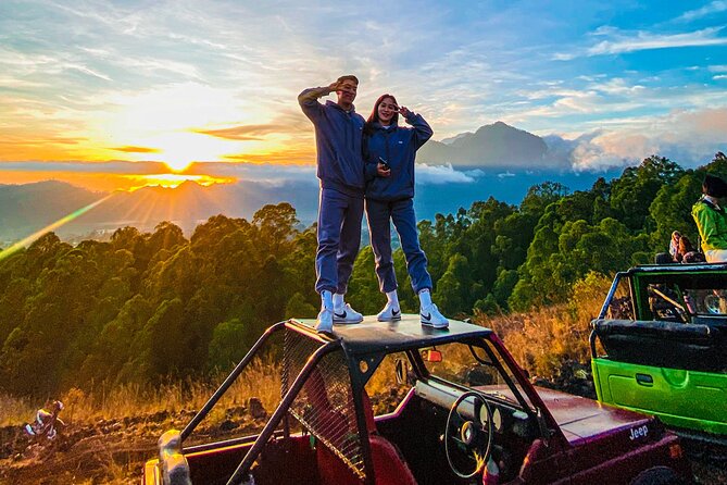 Mount Batur Sunrise Jeep With Black Lava - Black Lava fields after the sunrise