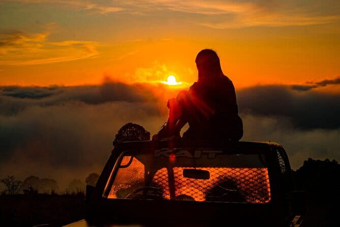 Mount Batur Sunrise Jeep With Hot Springs Tour - Black lava fields and an off-road volcanic ride