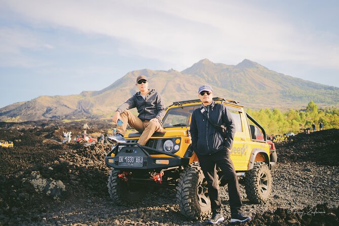 Mount Batur Sunset Jeep Guided Tour (Private Tour) - Reading the black lava at the second stop