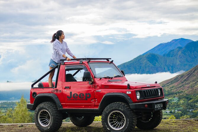 Mt Batur Sunrise 4WD Jeep Tours - Sunrise from the Mount Batur black lava area
