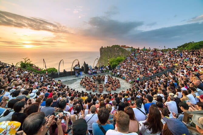 Nusa Dua Parasailing, Jet sky, GWK with Uluwatu Kecak Fire Dance - Padang Padang Beach: a one-hour pause