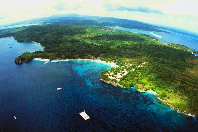 Nusa Lembongan: Island Discovery Cruise - Leaving Mushroom Beach for Nusa Penida