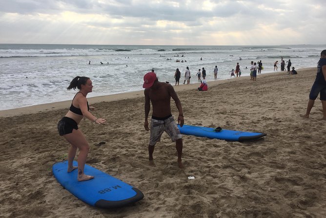 Private surf lesson - Sunset timing can add a memorable finish